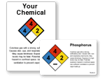 NFPA Chemical Labels