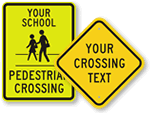 Custom Pedestrian Signs