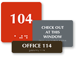 Custom Braille Signs