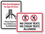 Custom Playground Signs
