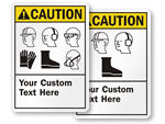 Custom PPE Signs 