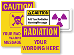 Custom Radiation Signs