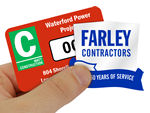 Custom Stickers for Construction Sites