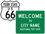Custom Traffic Signs   By Road Type