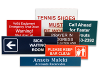 Custom Engraved Signs