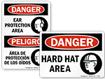 Danger PPE Signs
