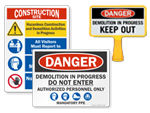 Demolition Signs