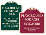 Designer Playground Signs