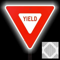 Diamond Grade Yield Signs