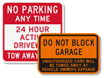 Do Not Block Driveway