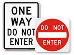 Do Not Enter Signs 