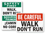 Do Not Run Signs