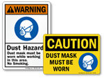 Dust Mask Signs