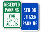 Senior Citizen Parking Signs