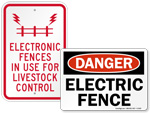 Electric Fence Signs