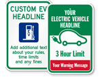 EV Charging Signs