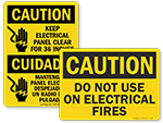 Electrical Caution Signs