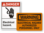 Electrical Hazard Labels