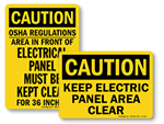 Do Not Block Electrical Panel