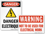 Electrical Utility Warning Signs