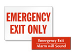 Emergency Exit Signs