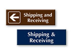 Engraved Door Signs for Shipping & Receving