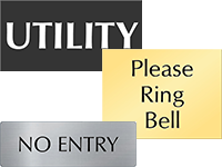 Stock & Custom Engraved Signs