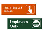 Stock Engraved Signs