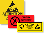 Anti Static Caution Labels | ESD labels