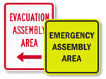 Assembly Area Signs