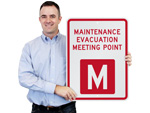 Custom Evacuation Signs