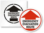 Evacuation Route Stencils