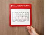 Evacuation Map Holders