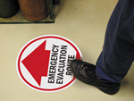 Evacuation Floor Signs & Stencils