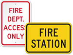 Fire Department Signs