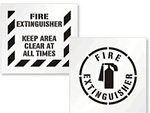 Fire Extinguisher Stencils
