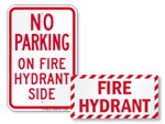 Fire Hydrant Signs