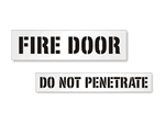 Fire Penetration Stencils