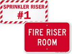 Fire Riser Signs