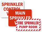 Fire Sprinkler Signs