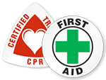 First Aid Stickers