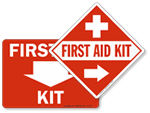 First Aid Kit Signs