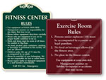 Fitness Center Signs