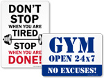 ADA Fitness Room Signs