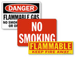 Flammable No Smoking