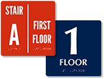Floor Number Signs