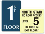 Floor Number Signs