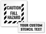Floor Safety Stencils