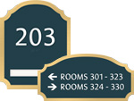 Florence Room Number Signs