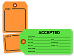 Fluorescent Inspection Tags & Labels